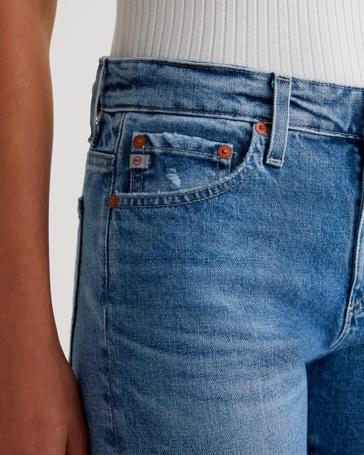 Ag Jeans - Angeline Mid-Rise Flare Jeans