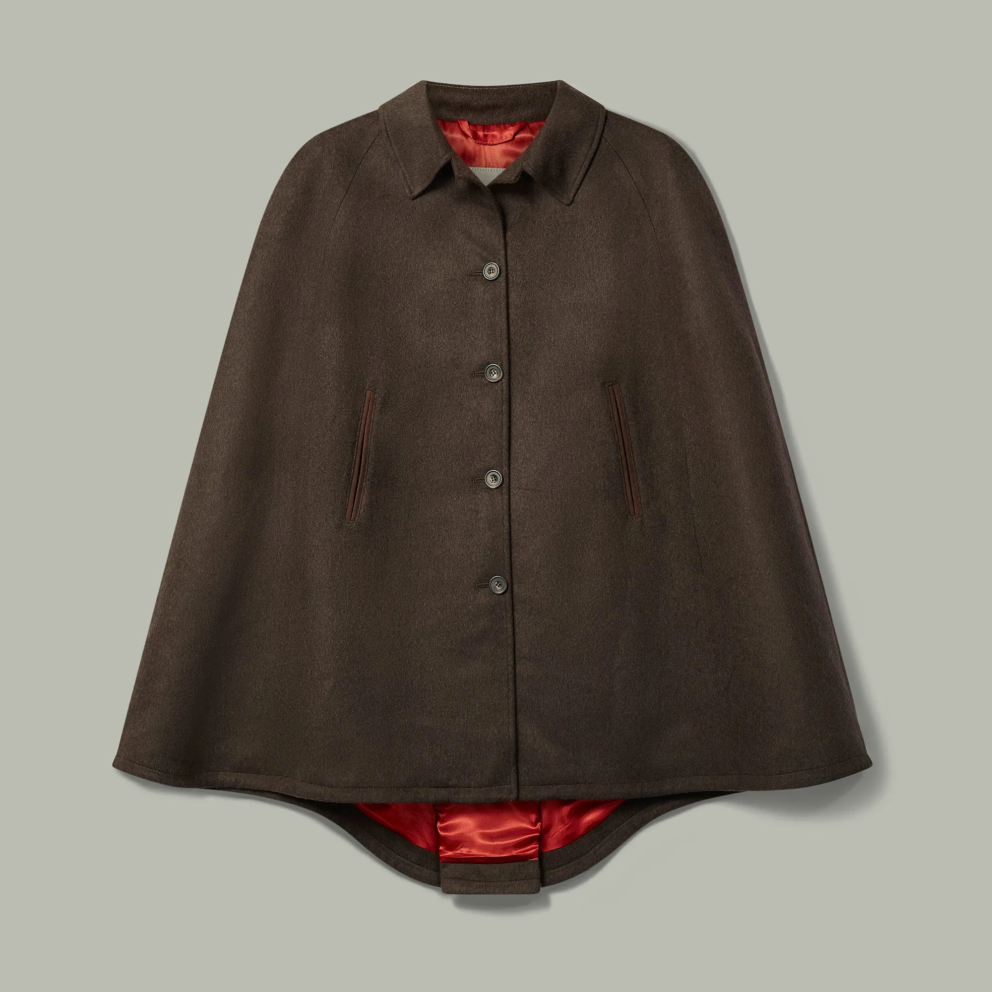 Harrow Ladies Loden Cape [WALNUT]
