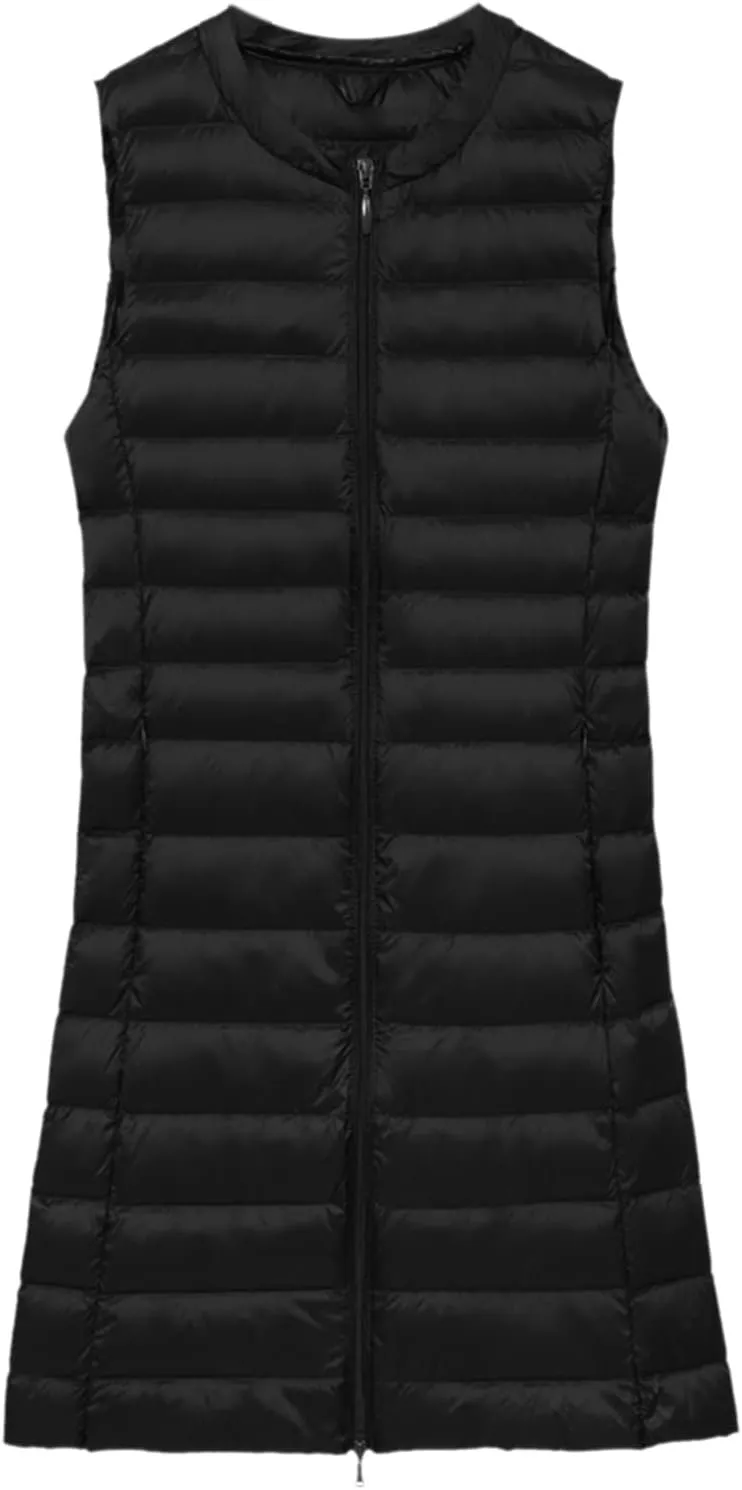 Puffer Vest Women Jacket Hooded Windproof Winter Coat with Recycled Insulation Winter Slim Short Hooded Warm White