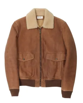 Shearling Bomber Leather Jacket (2020)