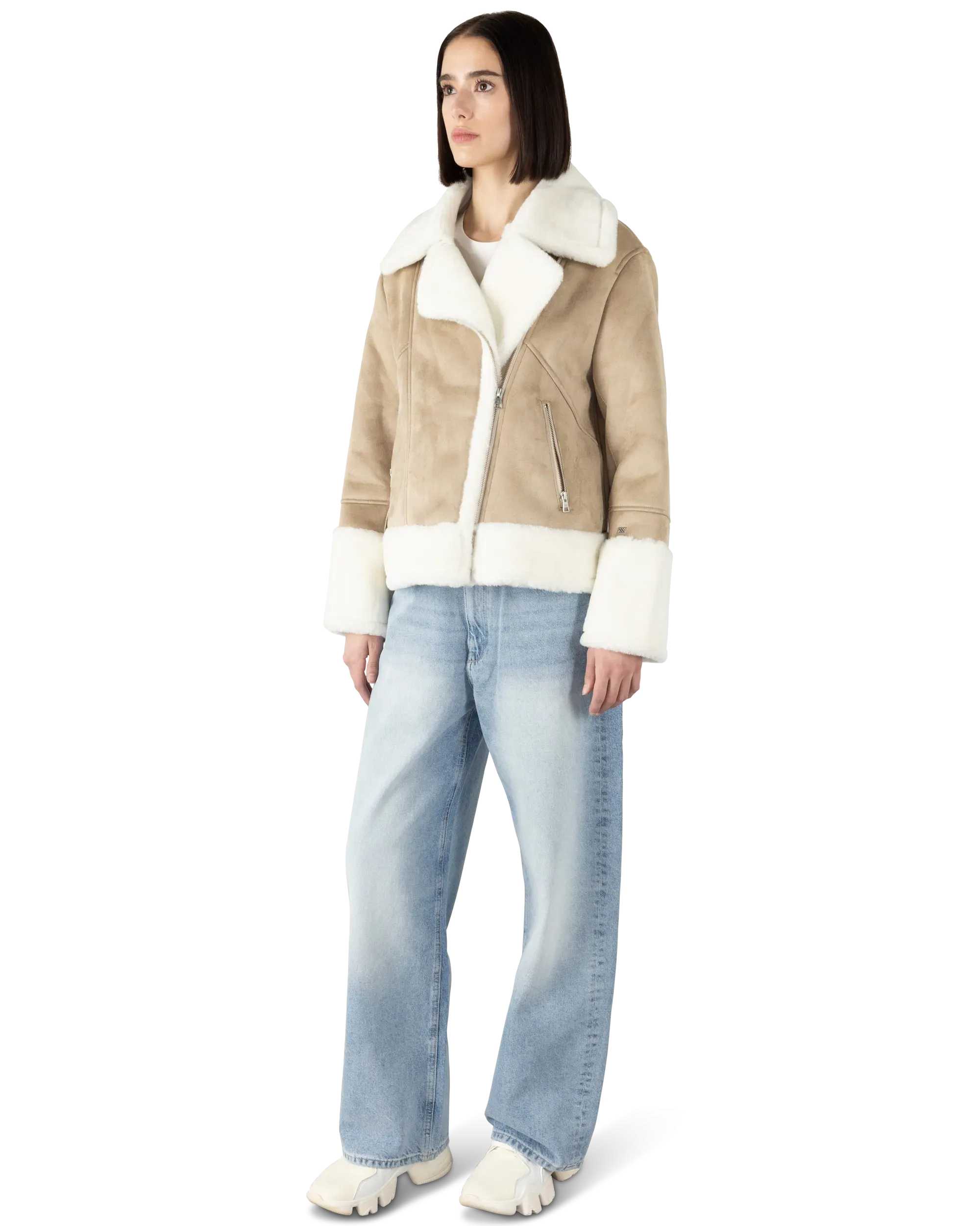 Soia and Kyo Phoebe Moto Coat