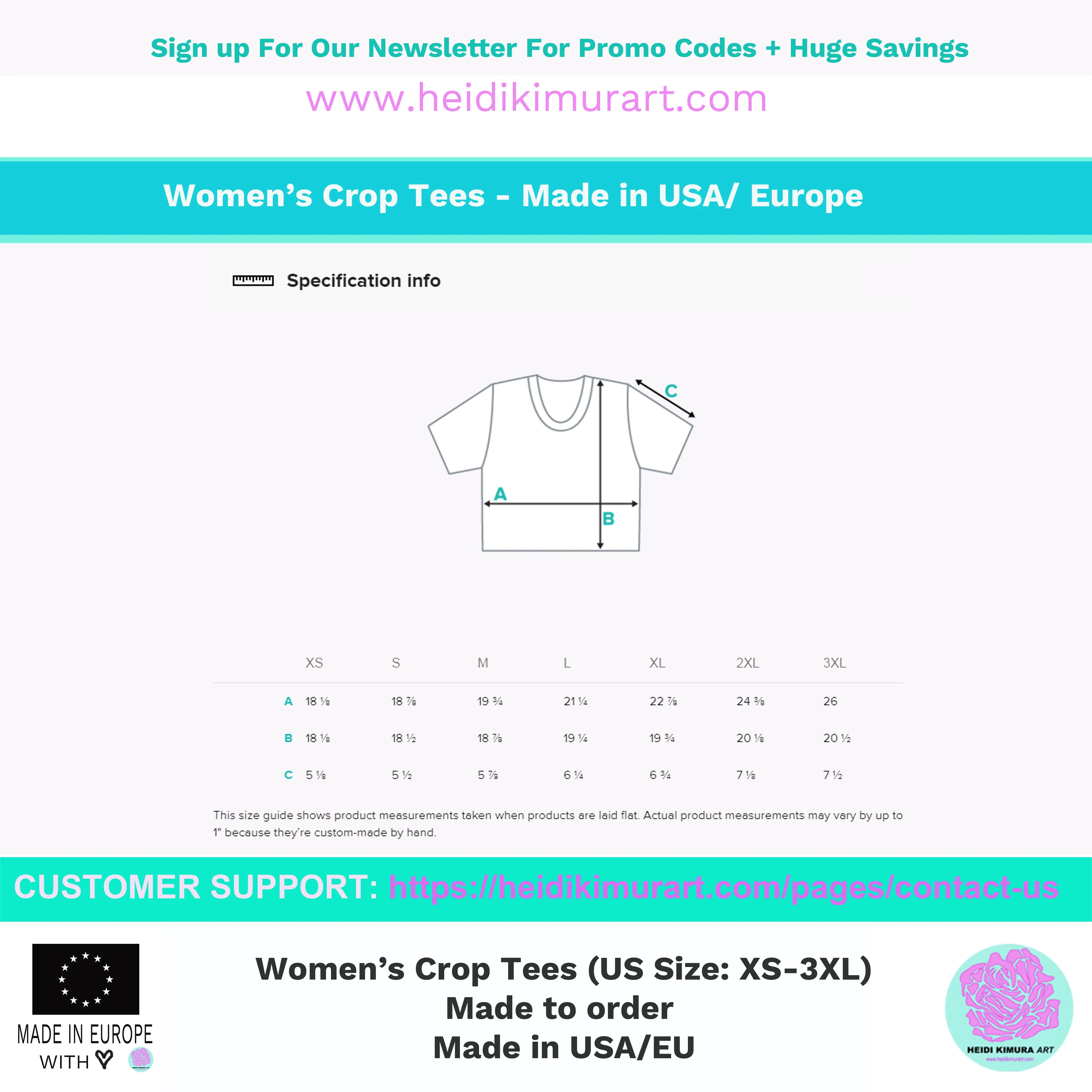 Tie Dye Crop Tee, Blue Abstract Cropped Short T-Shirt Outfit-Made in EU (US Size: XS-3XL)