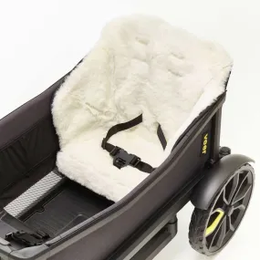 Veer Shearling Seat Cover, White