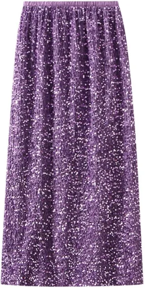 Women's Summer Tiered High Waist Long Skirt Bohemian Print Casual Maxi Skirt A-Line Elastic Waist Beach Outfits