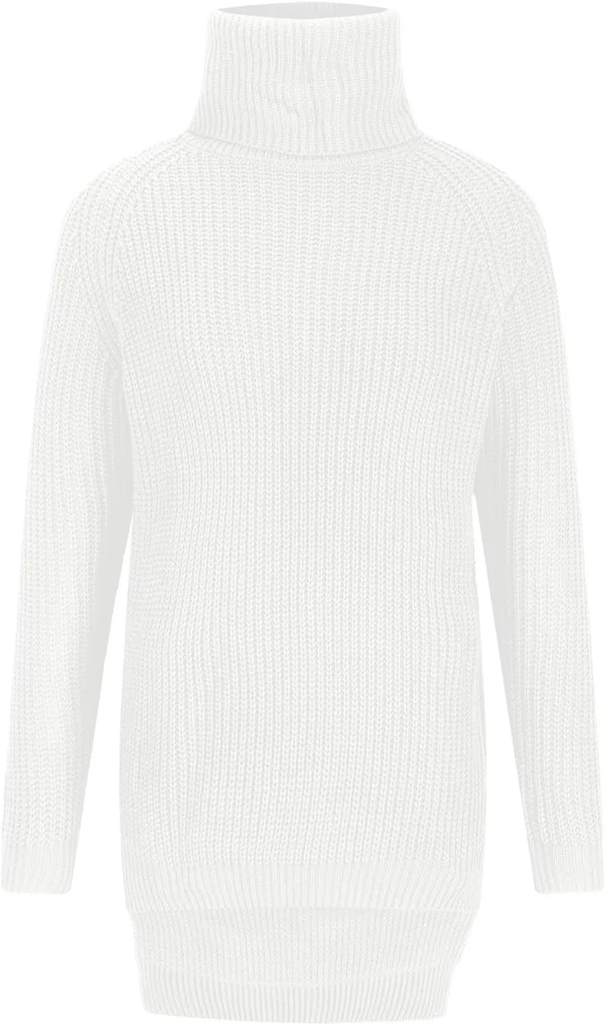 Women's Turtleneck Sweaters Slouchy Knit Chunky Sweater Fall Winter Fashion Cable Weaving Long Sleeve Pullover