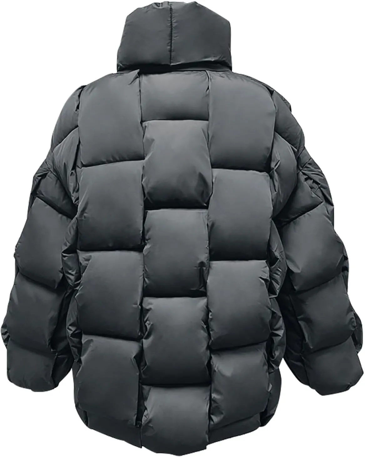 Women's Winter Coat Puffer Thicken Padded Down Jacket Outdoor Shearling Quilted Warm Casual Zipper 2024 Trendy Parka Outwear