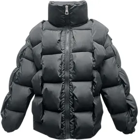 Women's Winter Coat Puffer Thicken Padded Down Jacket Outdoor Shearling Quilted Warm Casual Zipper 2024 Trendy Parka Outwear