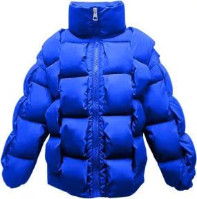 Women's Winter Coat Puffer Thicken Padded Down Jacket Outdoor Shearling Quilted Warm Casual Zipper 2024 Trendy Parka Outwear